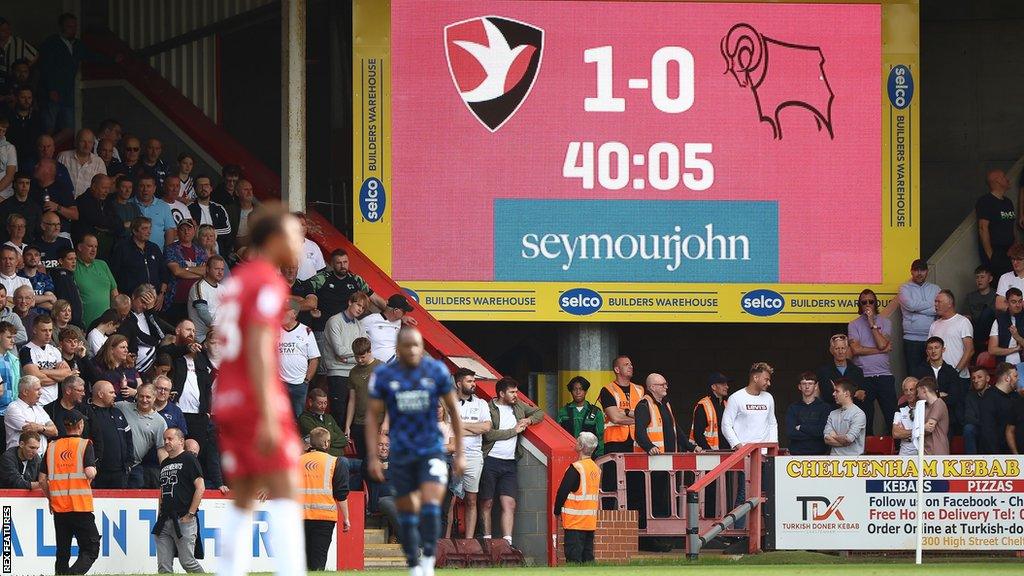 Cheltenham Town scoreboard