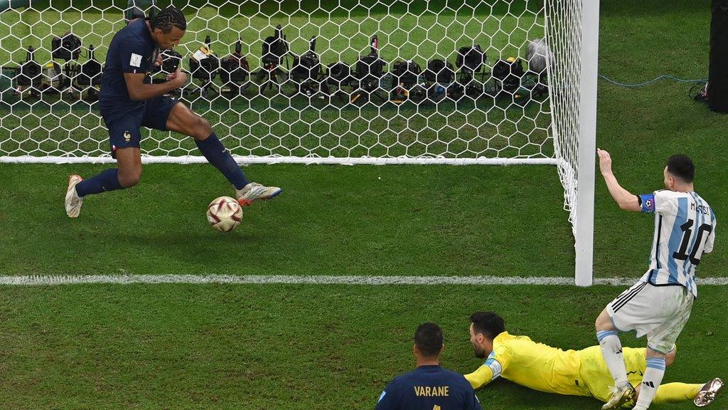 Messi scores Argentina's third