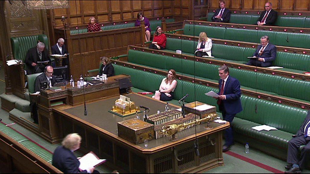 Front benches at PMQs