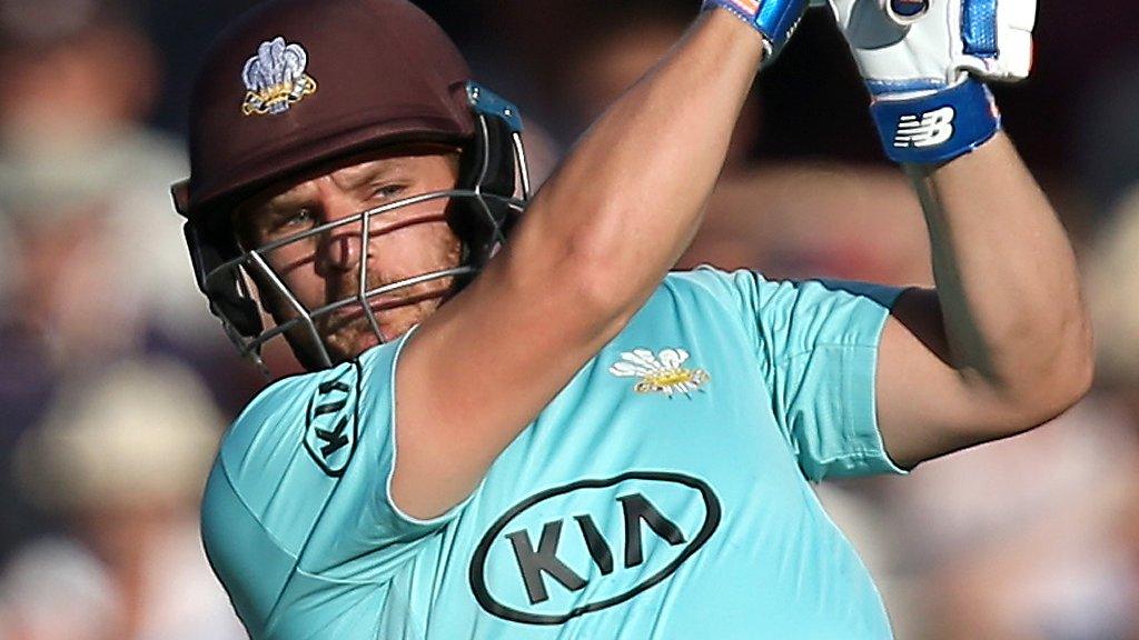 Surrey batsman Aaron Finch