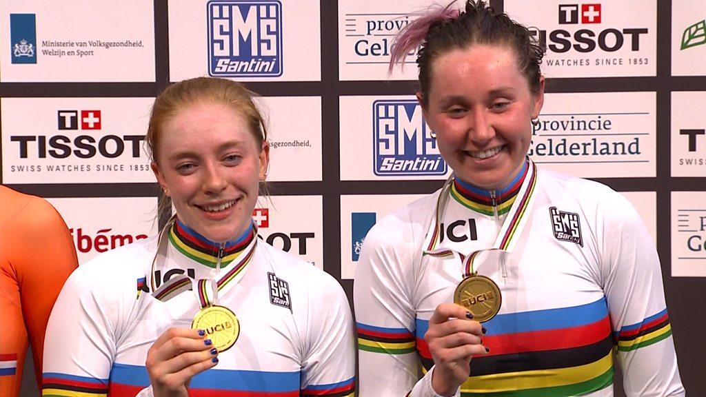 GB's Katie Archibald & Emily Nelson win madison gold