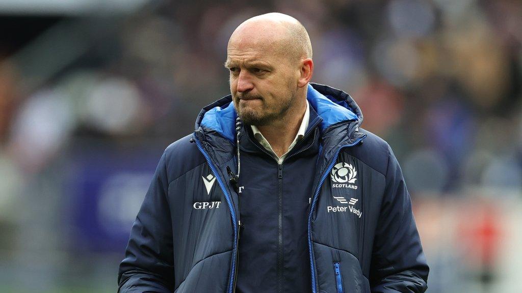 Gregor Townsend before kick-off