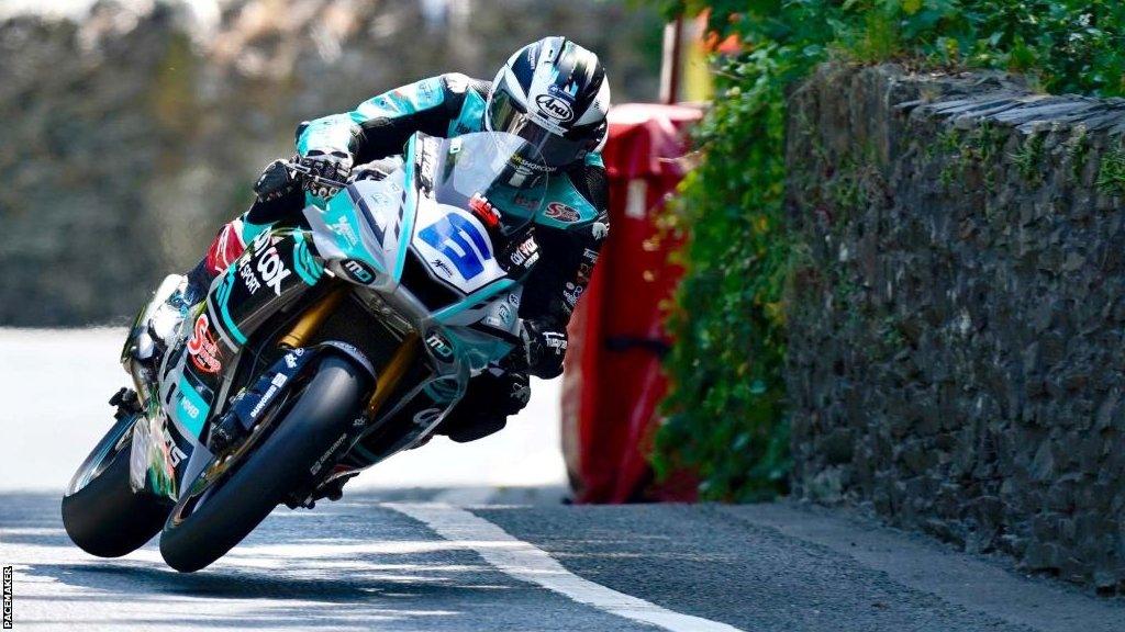 Michael Dunlop made it four wins in two years in the Supersport class and broke through the 130mph barrier