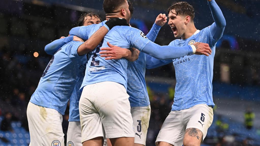 Man City celebrate