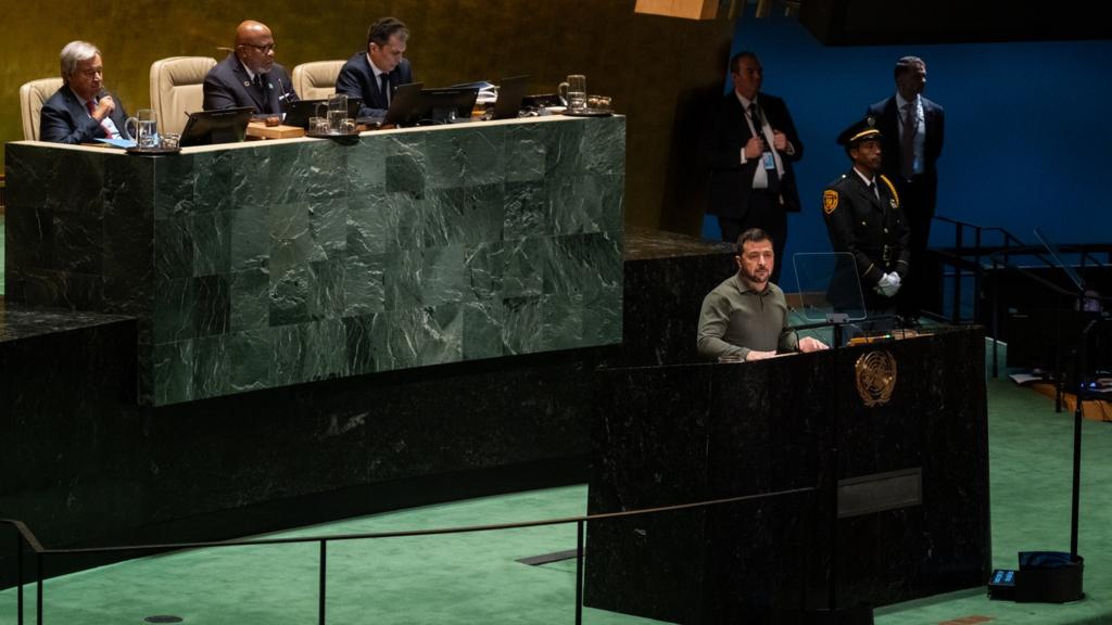 Zelensky at UN