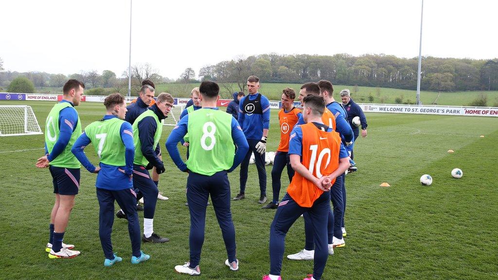 England CP team training