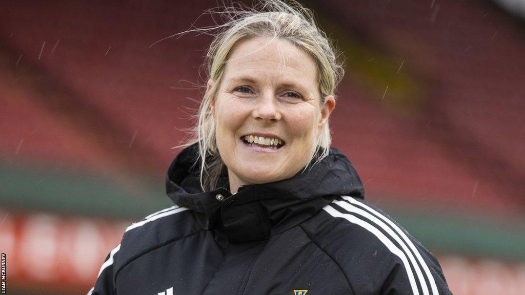 Northern Ireland Under-17 and Under-19 manager Gail Redmond