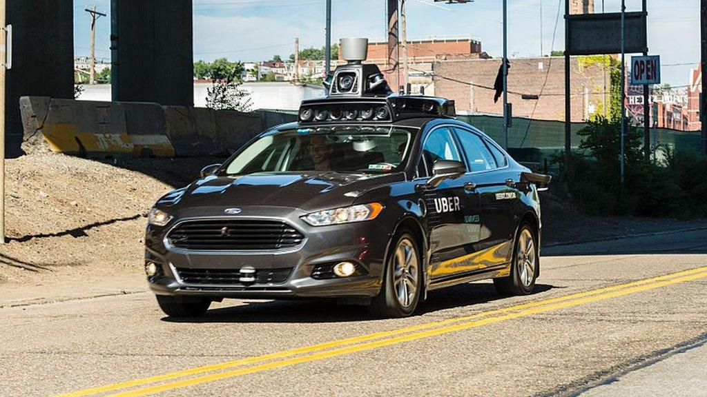 Uber self driving car