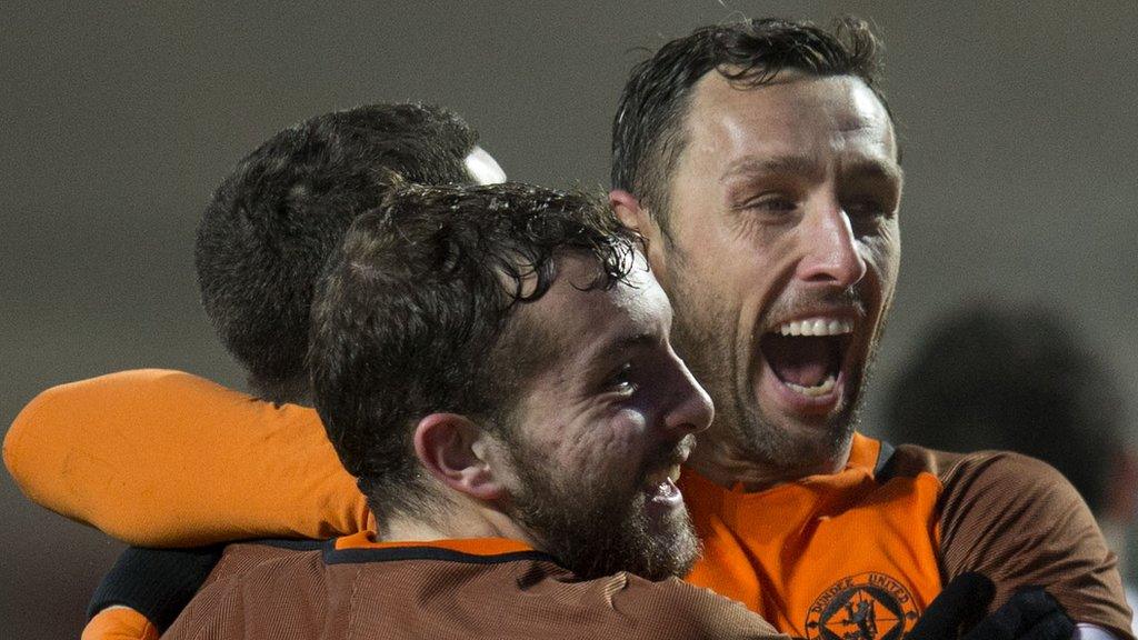 Dundee United celebrate