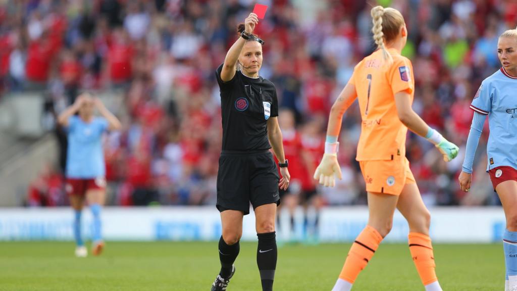 Ellie Roebuck sent off