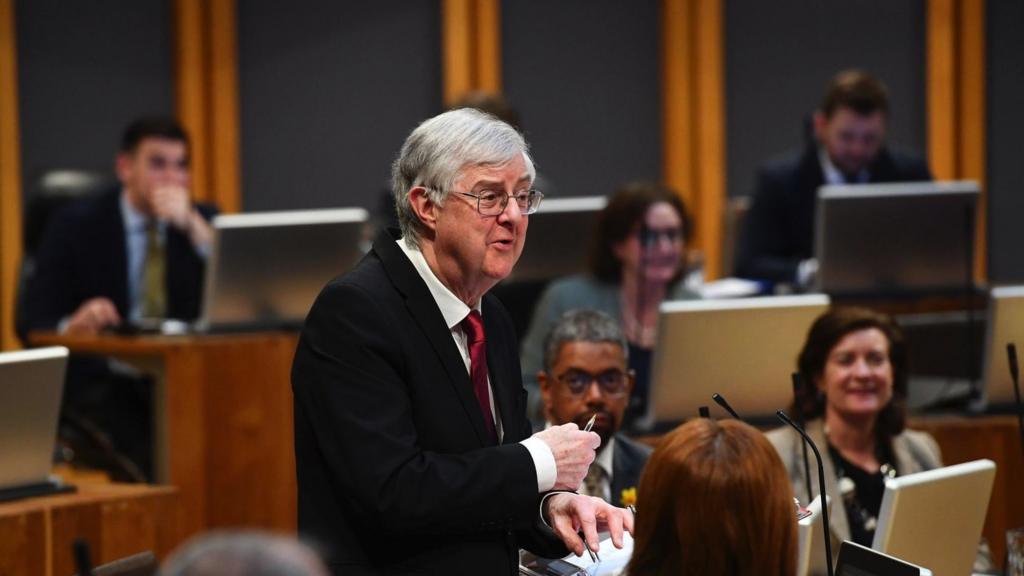 Mark Drakeford in the Senedd