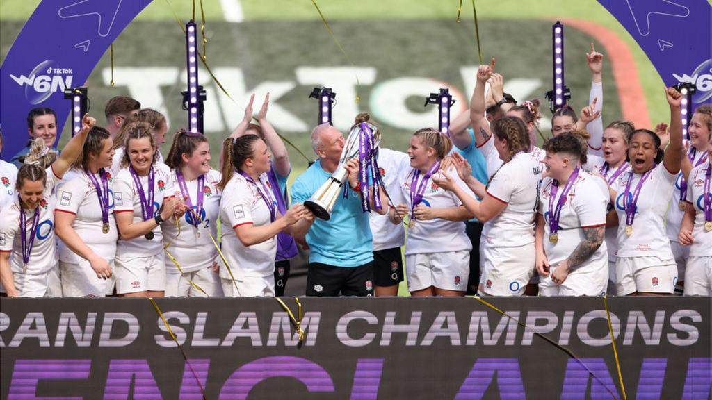 England celebrate