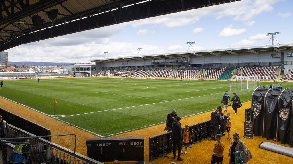 Newport County's ground Rodney Parade