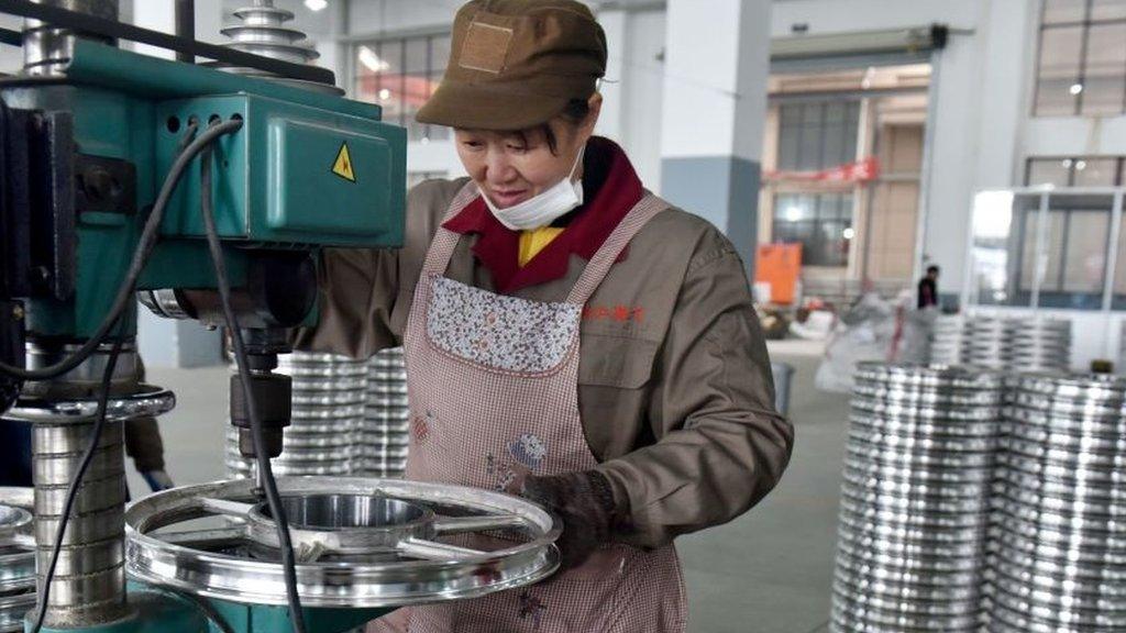 Chinese bicycle factory