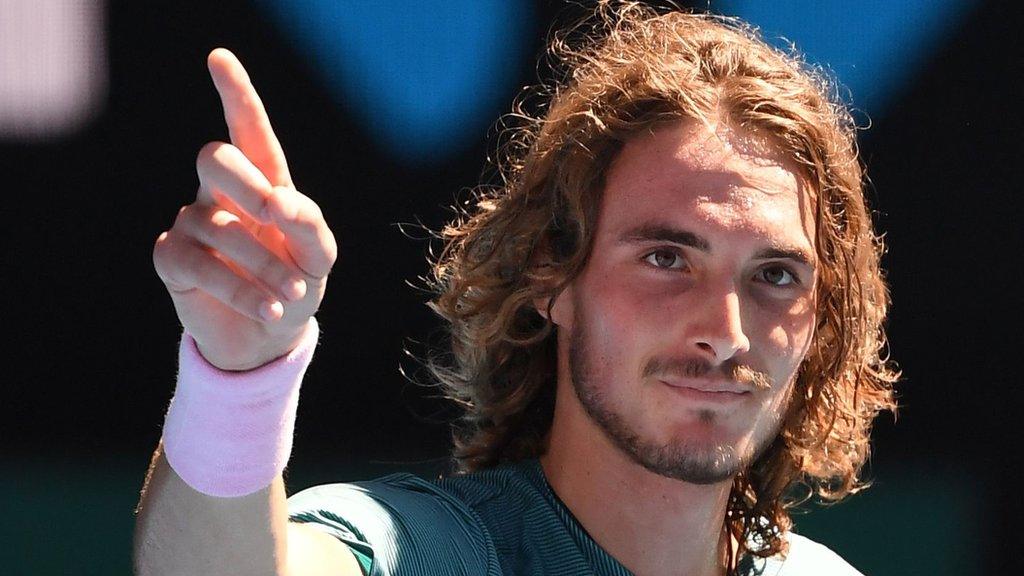 Stefanos Tsitsipas of Greece