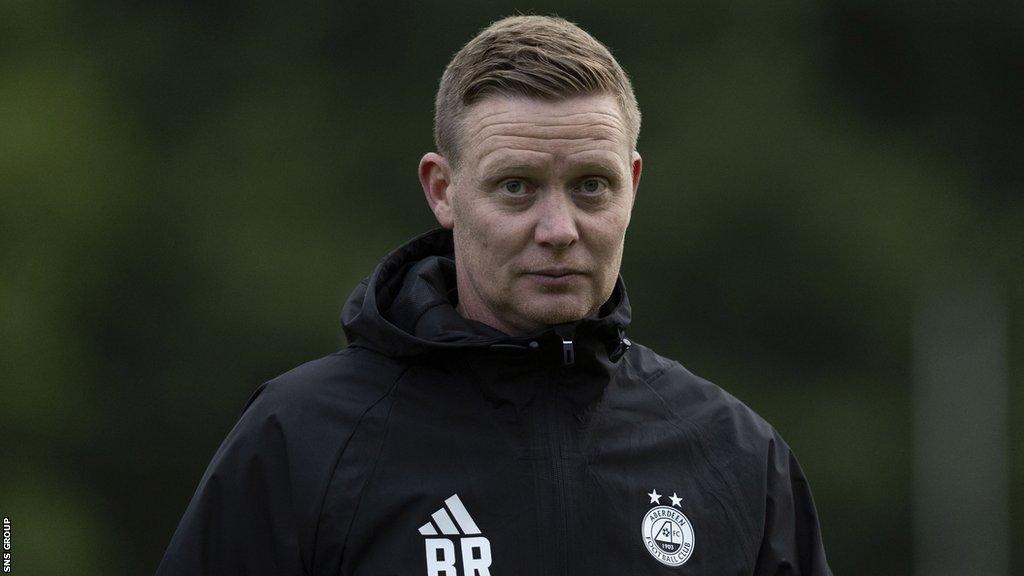 Aberdeen manager Barry Robson