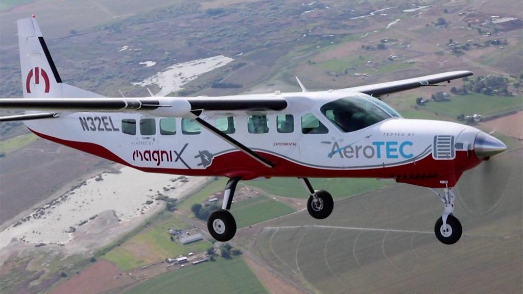 An historic day for the aviation industry as the world's largest all-electric plane takes flight.