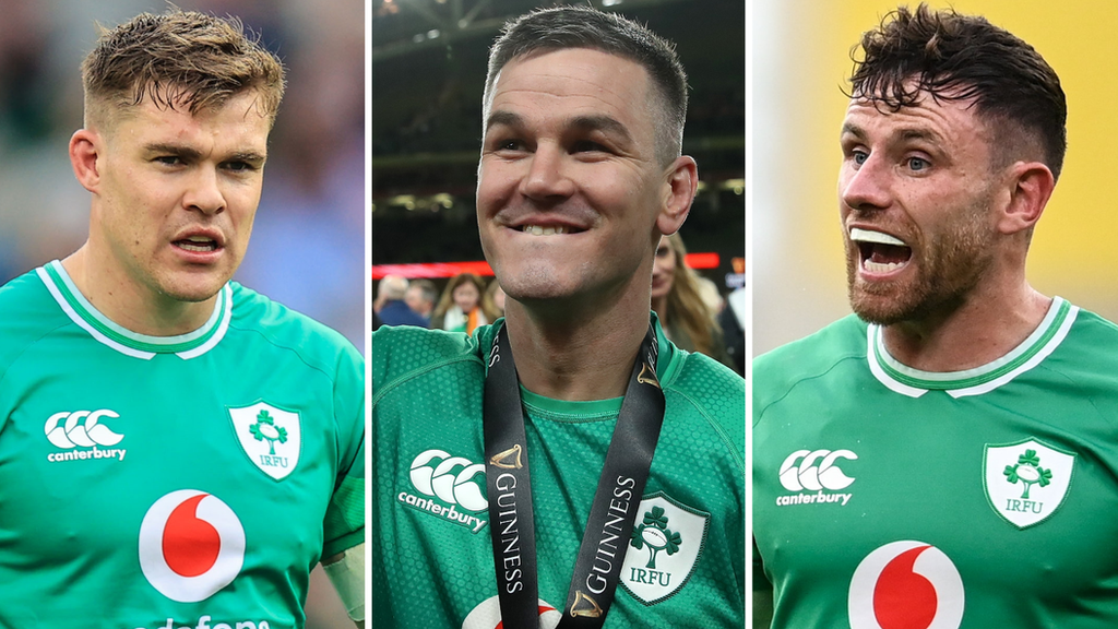 Garry Ringrose, Johnny Sexton and Hugo Keenan are three important backs for Ireland