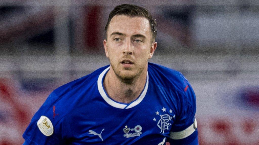 Danny Wilson in action for Rangers