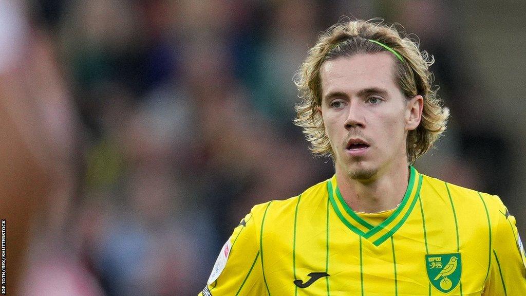 Todd Cantwell in action for Norwich City