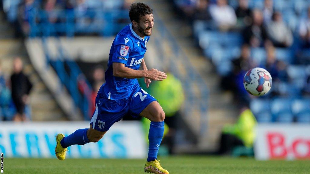 Gillingham striker Scott Kashket