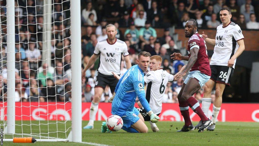 Fulham's Harrison Reed looks on after scoring an own goal against West Ham