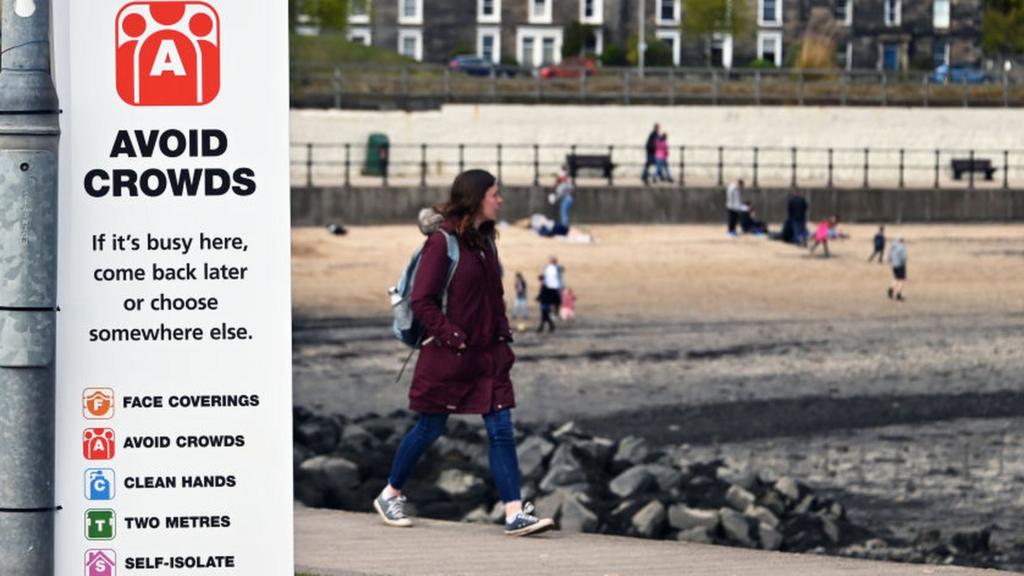 woman on beach