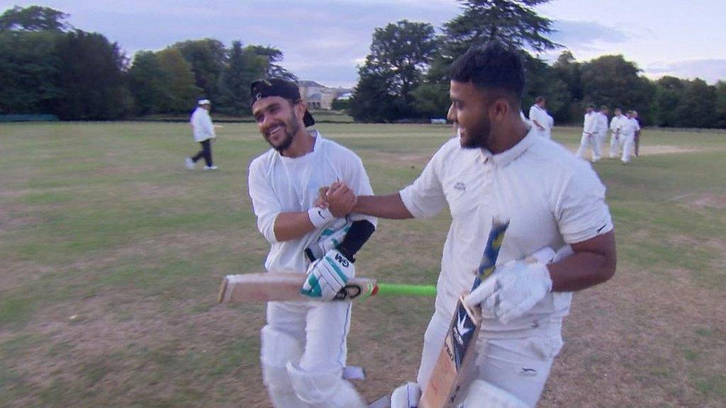 Luton Blue Tigers cricket players