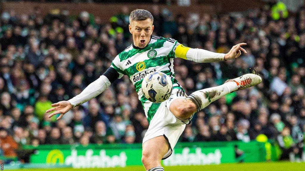 Callum McGregor in action