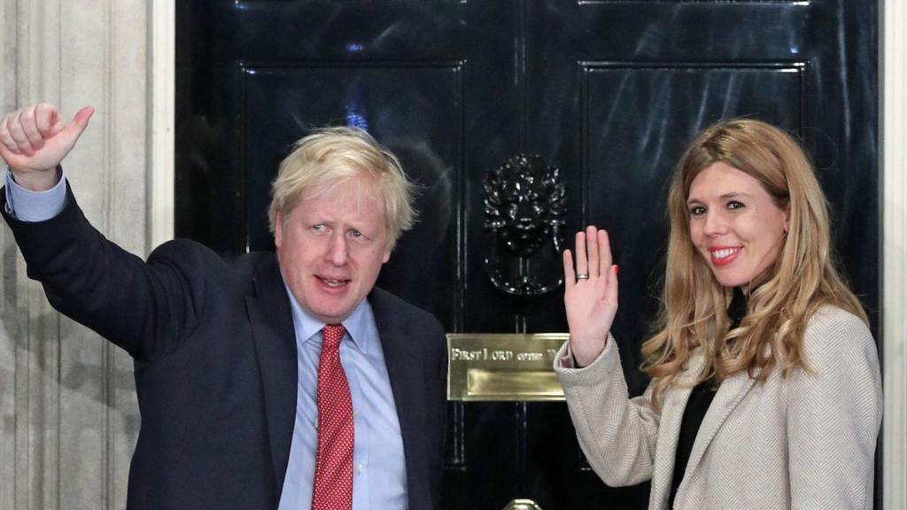 Boris Johnson and Carrie Symonds