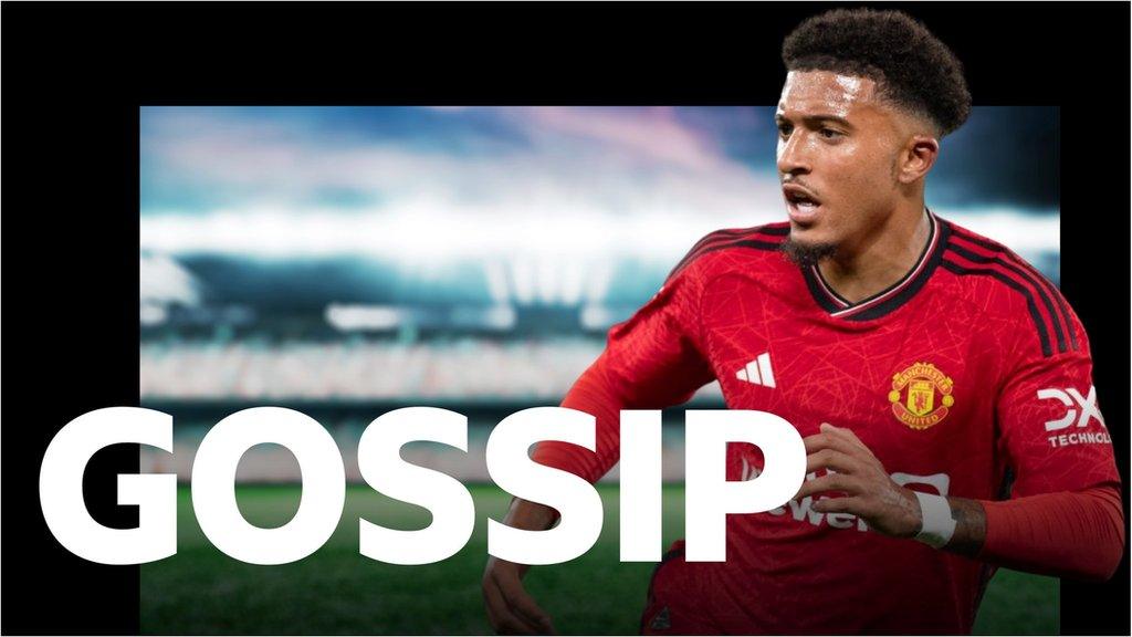 an image of Jadon Sancho and the Gossip logo