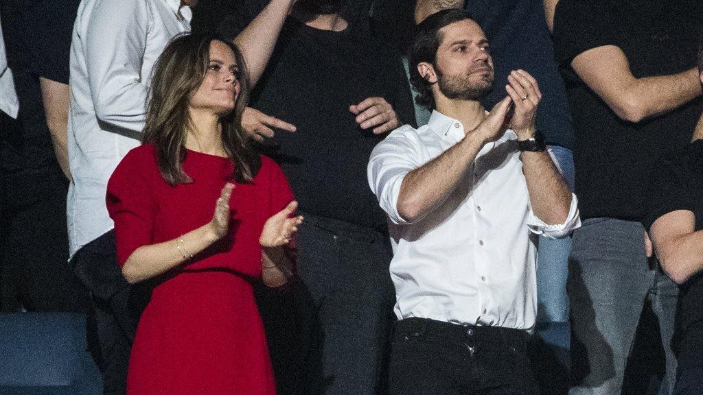 Prince Carl Philip and Princess Sofia of Sweden were among the 60,000-strong audience