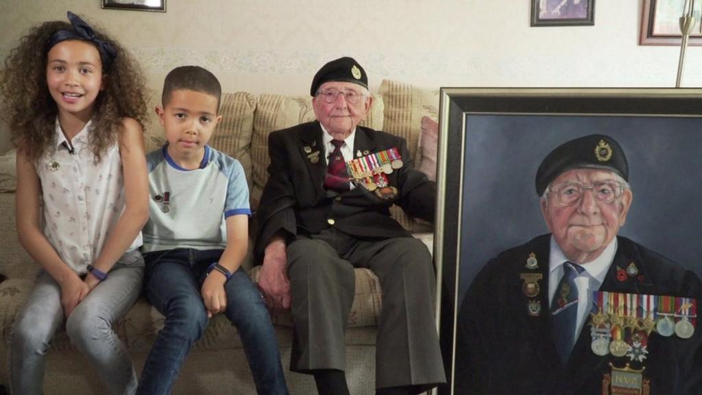 d-day-landings-soldier-speaks-to-his-great-grandchildren-about