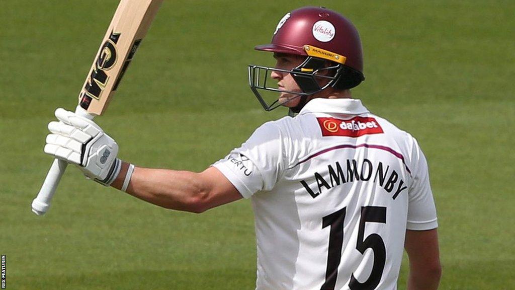 Tom Lammonby's hundred was his seventh in first-class cricket