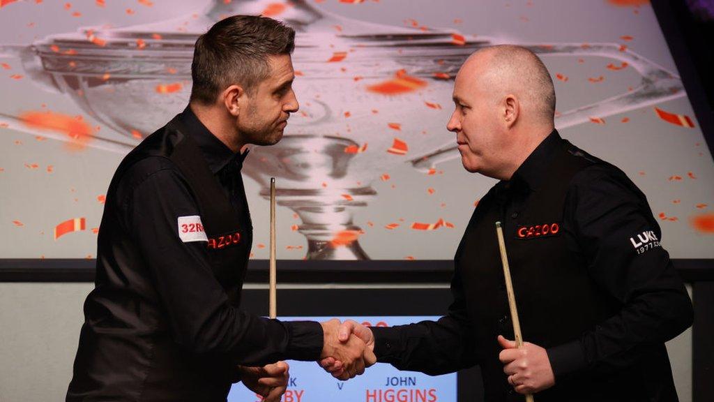 Mark Selby and John Higgins