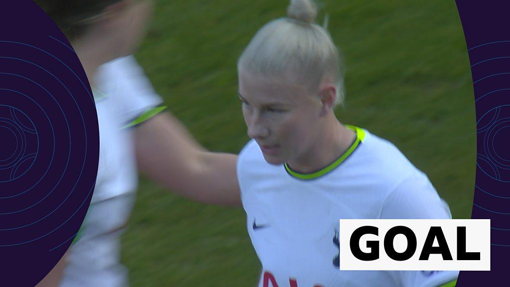 WSL: Beth England levels for Tottenham against Chelsea - BBC Sport