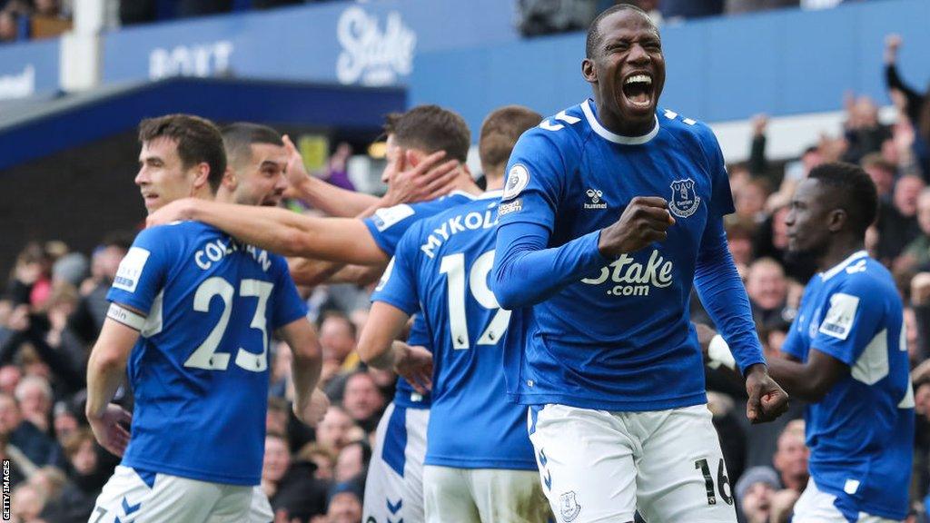 Everton celebrate