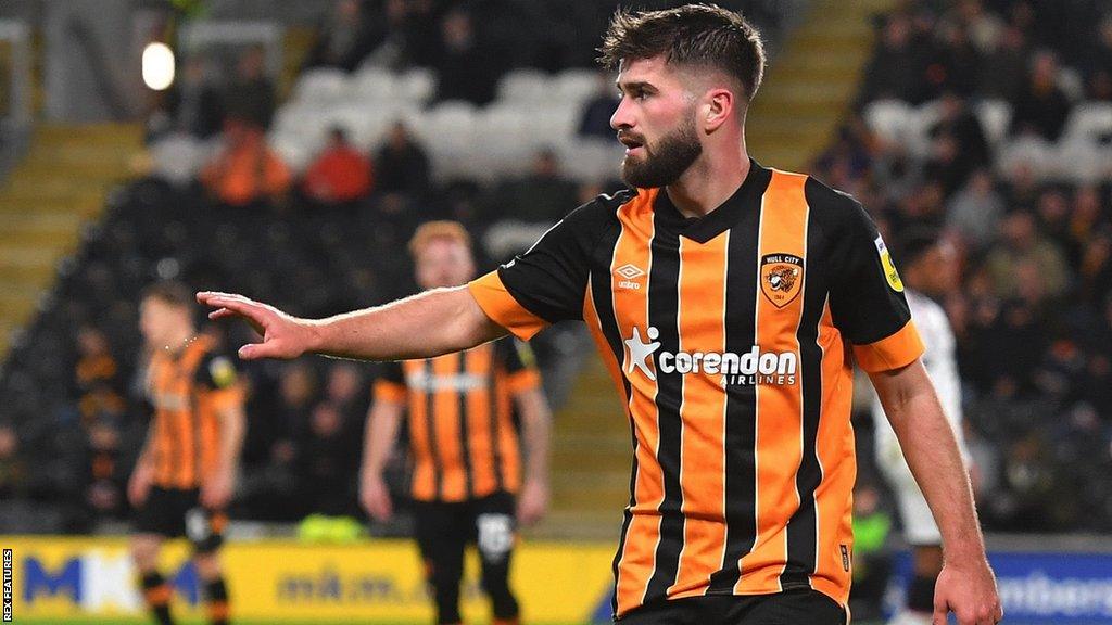 Brandon Fleming in action for Hull City