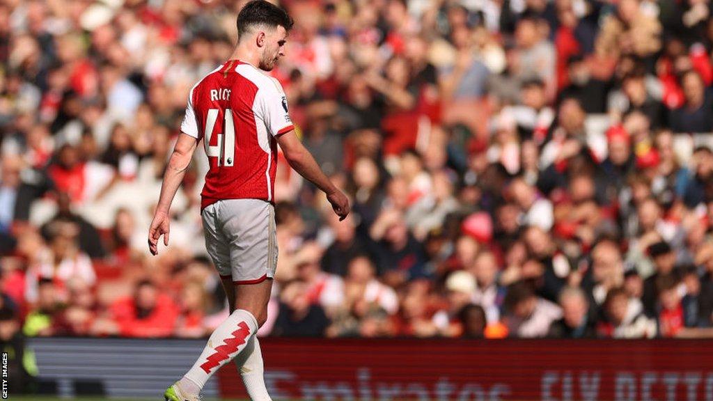 Declan Rice Arsenal Defender Did Not Suffer Serious Injury In 
