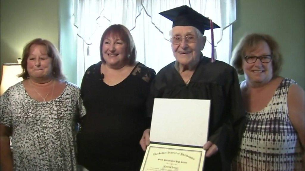 The Great Depression and World War Two got in the way of Charles Leuzzi getting his diploma before