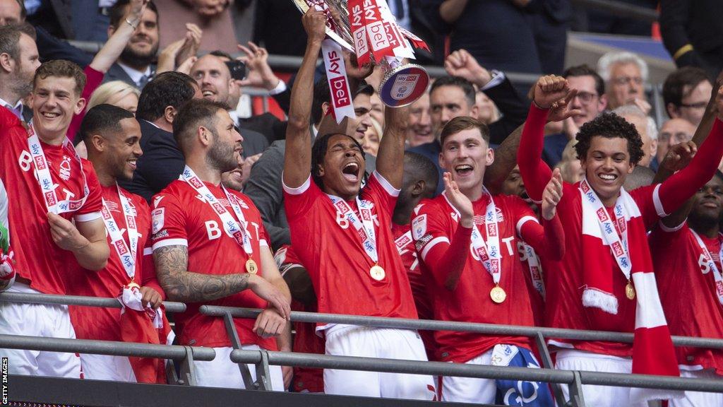 Nottingham Forest beat Huddersfield in last season's Championship play-off final