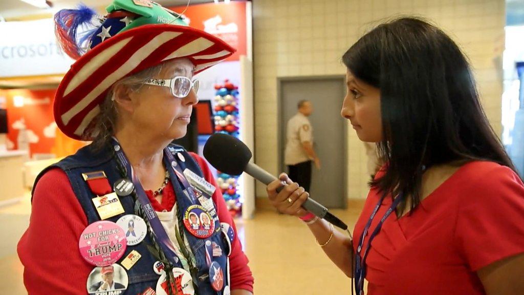 Republican delegate speaks to BBC