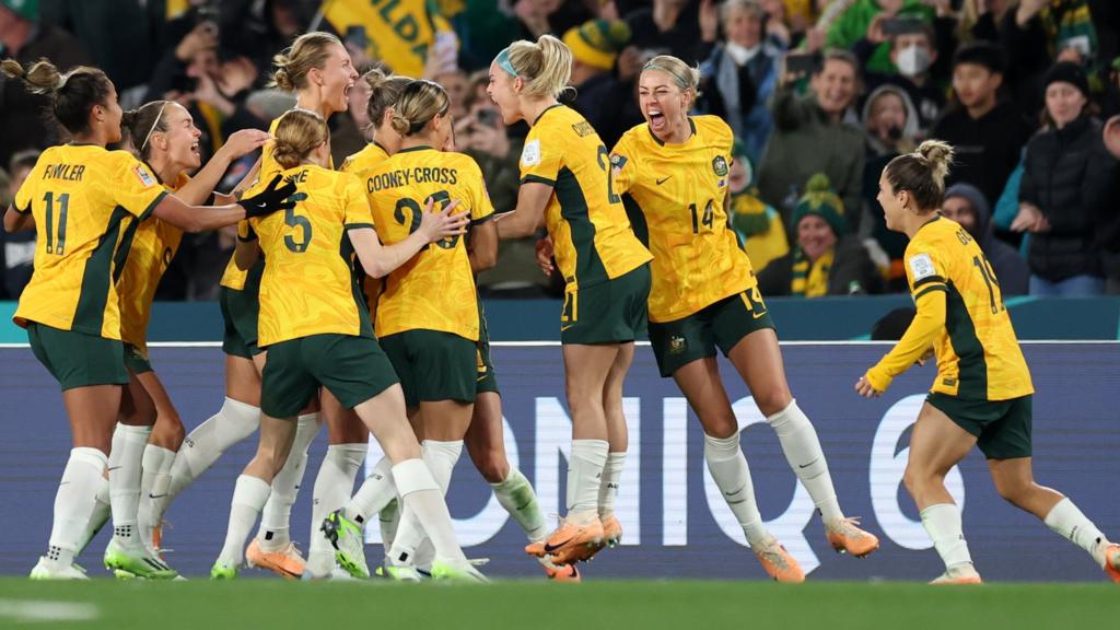 Australia celebrate