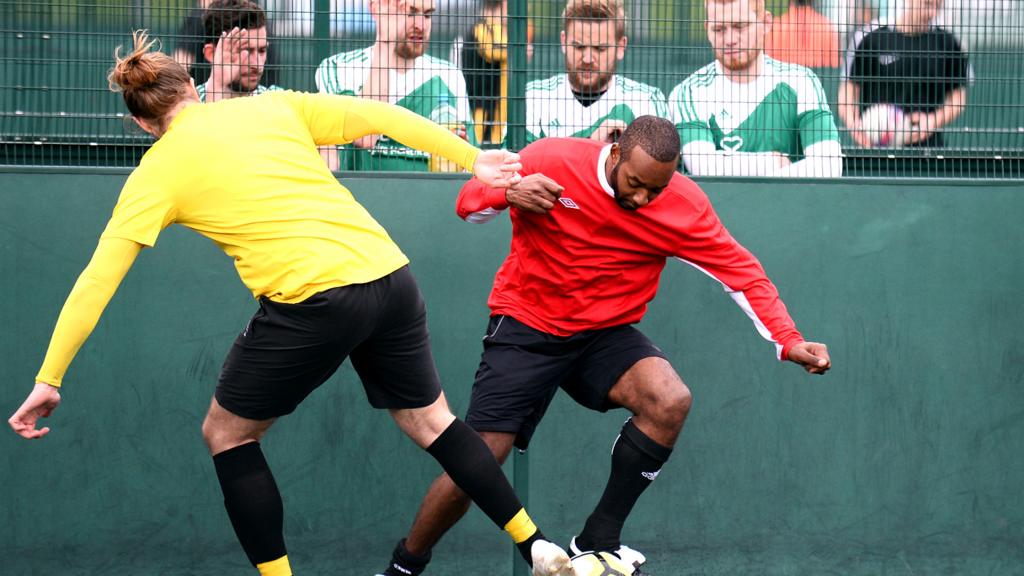 FA People's Cup action