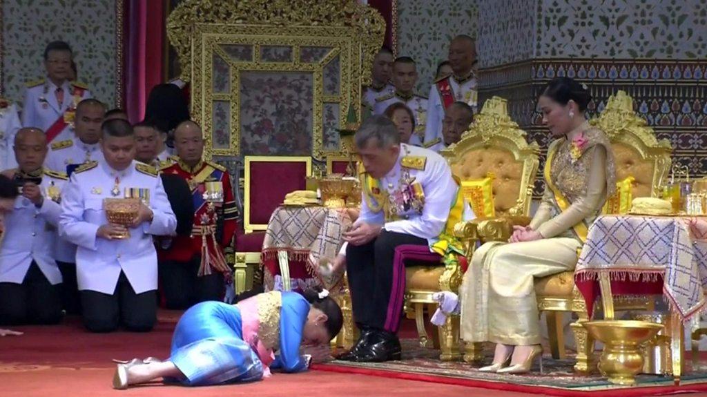 King Vajiralongkorn and daughter