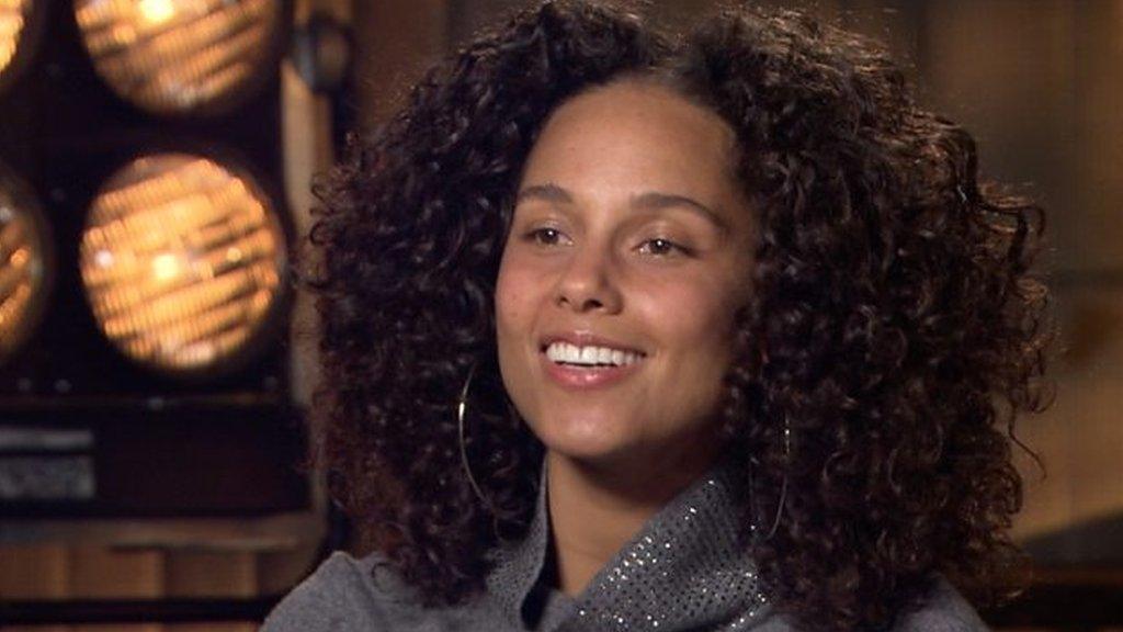 Alicia Keys in BBC interview