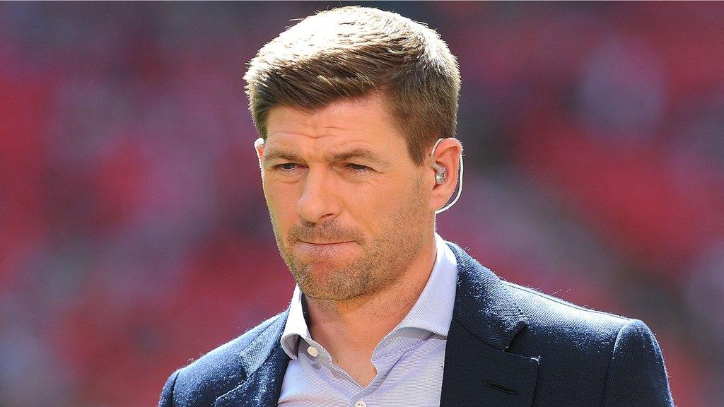 Liverpool youth coach Steven Gerrard