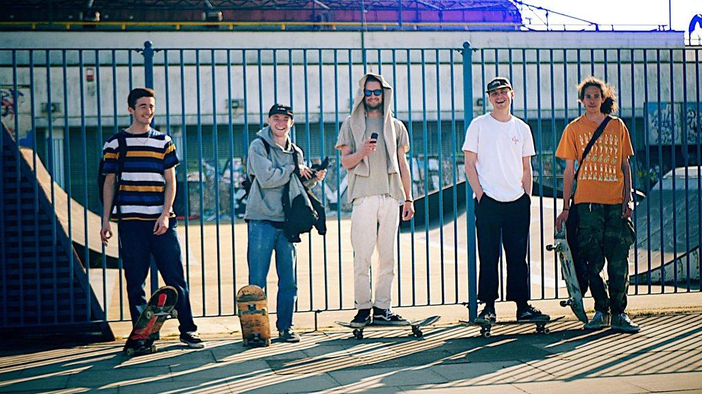 Skateboarders at Ryde skatepark