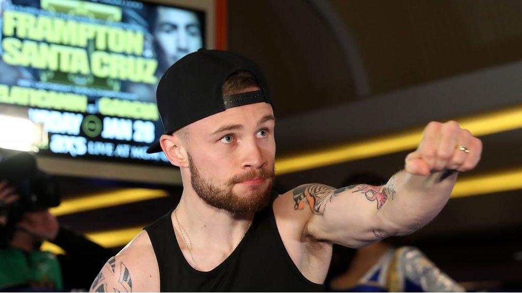 WBA world featherweight champion Carl Frampton