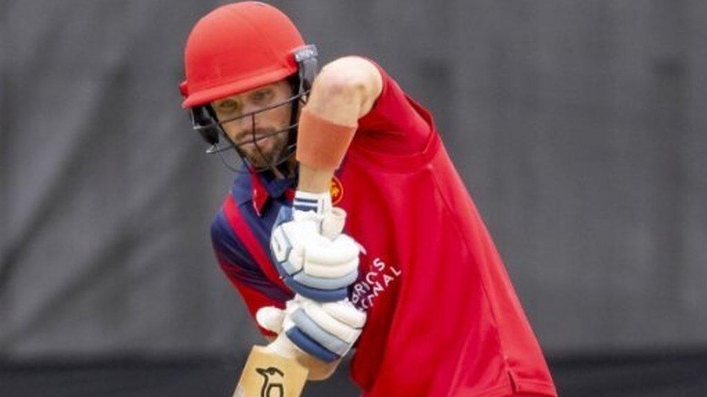 Jonty Jenner bats for Jersey